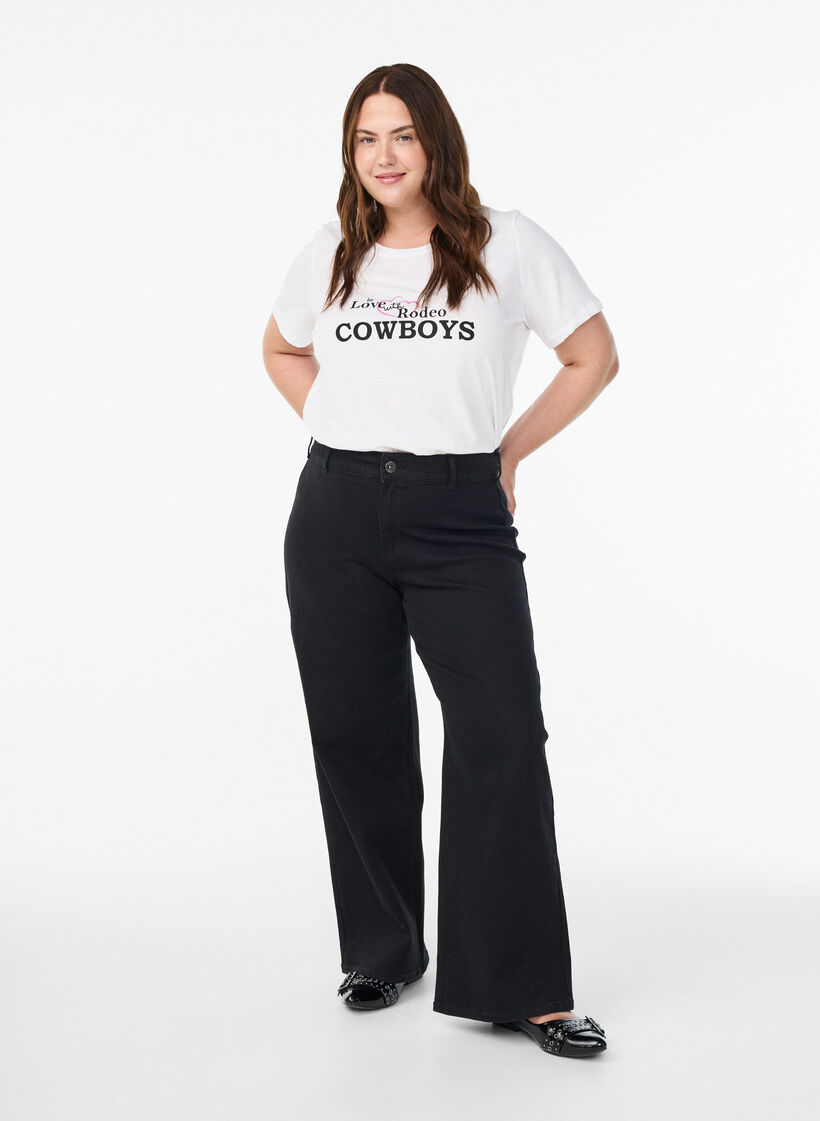 FLASH - T-skjorte med trykk, Hvit, Model image number 1