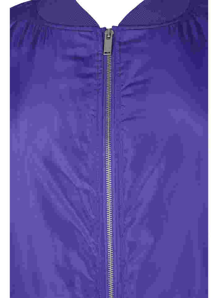 Bomberjakke med glidelås, Purple Opulence, Packshot image number 2