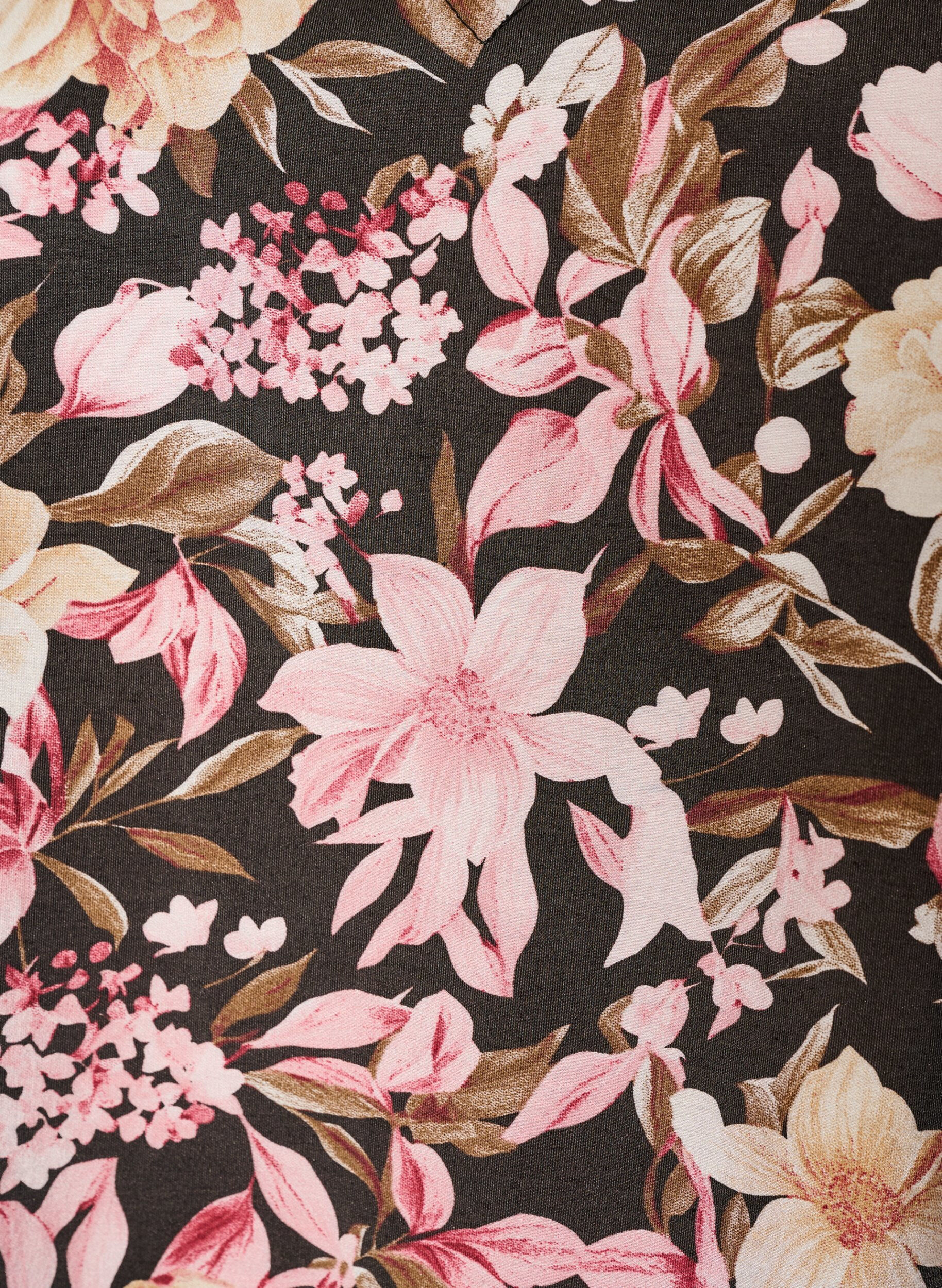 ZizziViskosebluse med V-hals, Rosa, Packshot image number 2