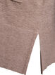Lang strikket cardigan med lommer, Fossil w. TNT Mel. , Packshot image number 4