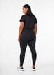 Treningstights med fleece fôr, Svart, Model image number 2
