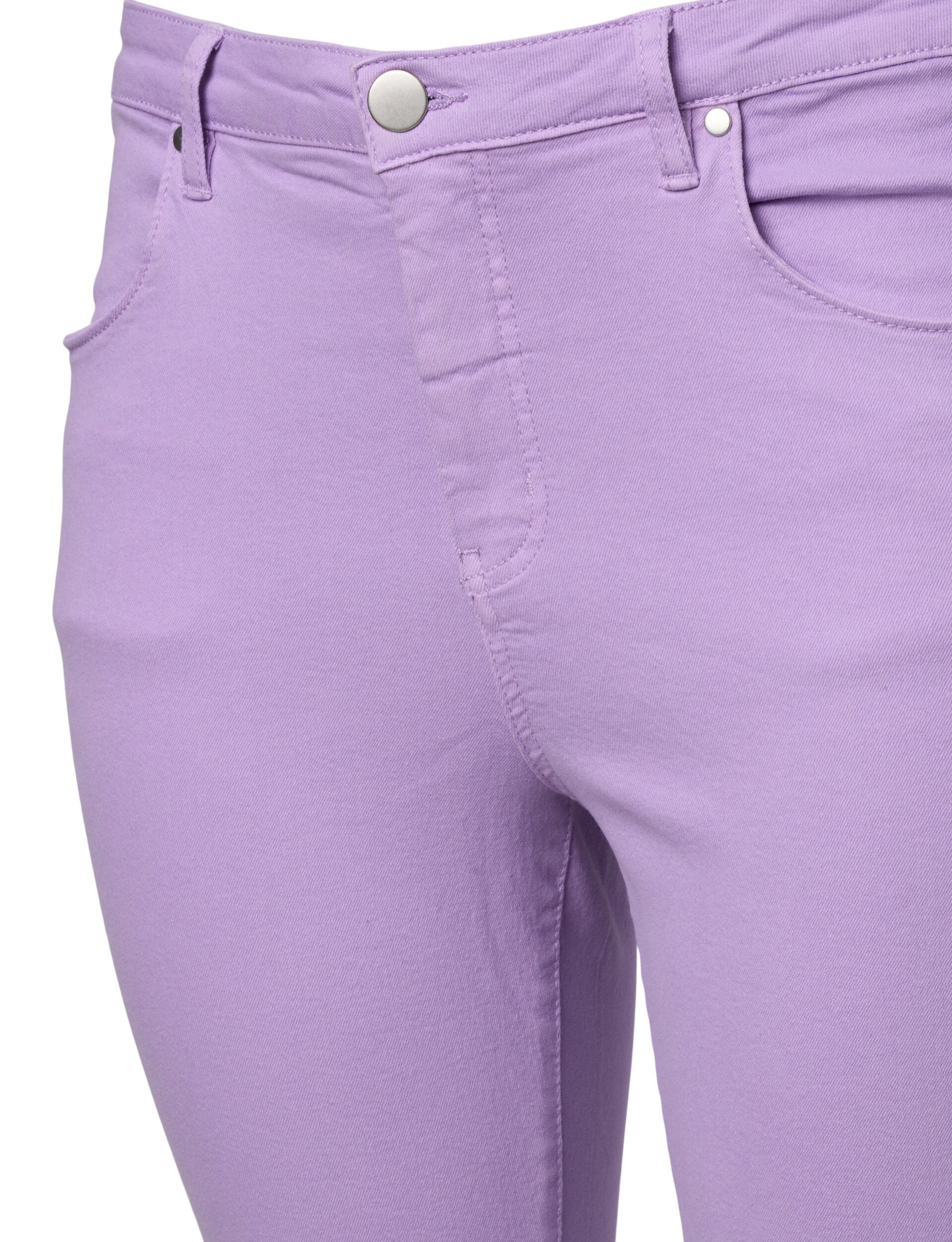 Zizzi Amy jeans med h&oslash;yt liv og super slim fit, Lavender, Packshot image number 2