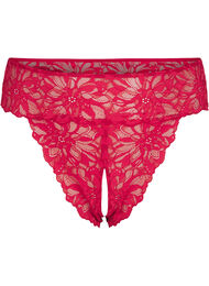 Bundløs blondetruse g-streng, Rhythmic Red