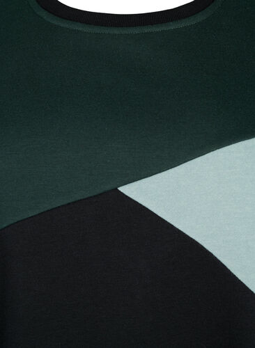 Lang hettegenser med colorblock, Scarab Color Block, Packshot image number 2