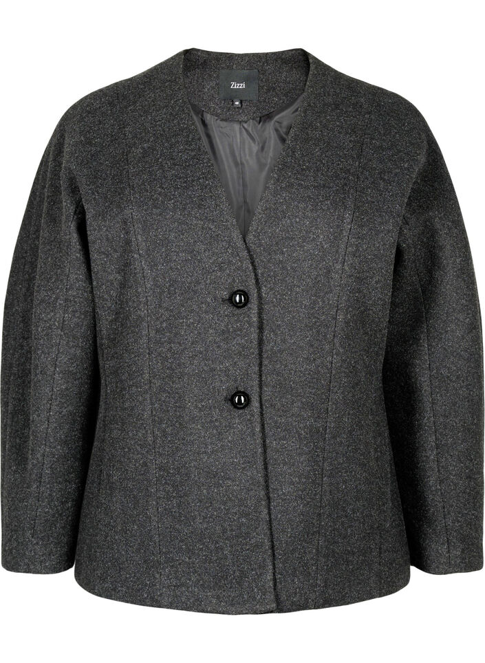Skreddersydd blazer, Dark Grey Melange, Packshot image number 0