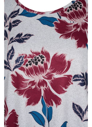 Bluse med lange ermer, LGM Flower AOP, Packshot image number 2
