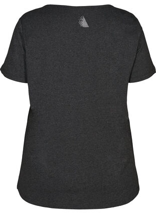 T-skjorte, Black Melange, Packshot image number 1