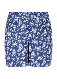 Pysjamasshorts i bomull med blomster, V. Indigo Flower AOP