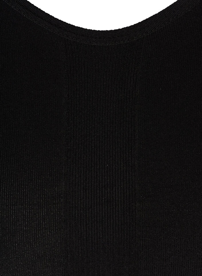 Shapewear topp med brede stropper, Black, Packshot