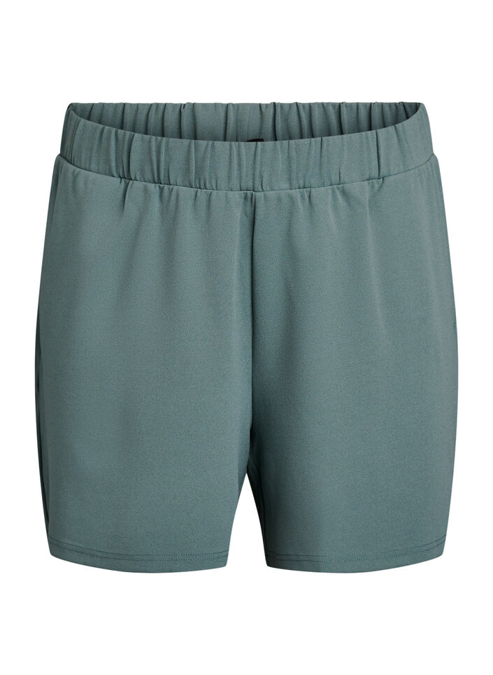 FLASH - Løstsittende shorts med lommer, Grønn, Packshot image number 0