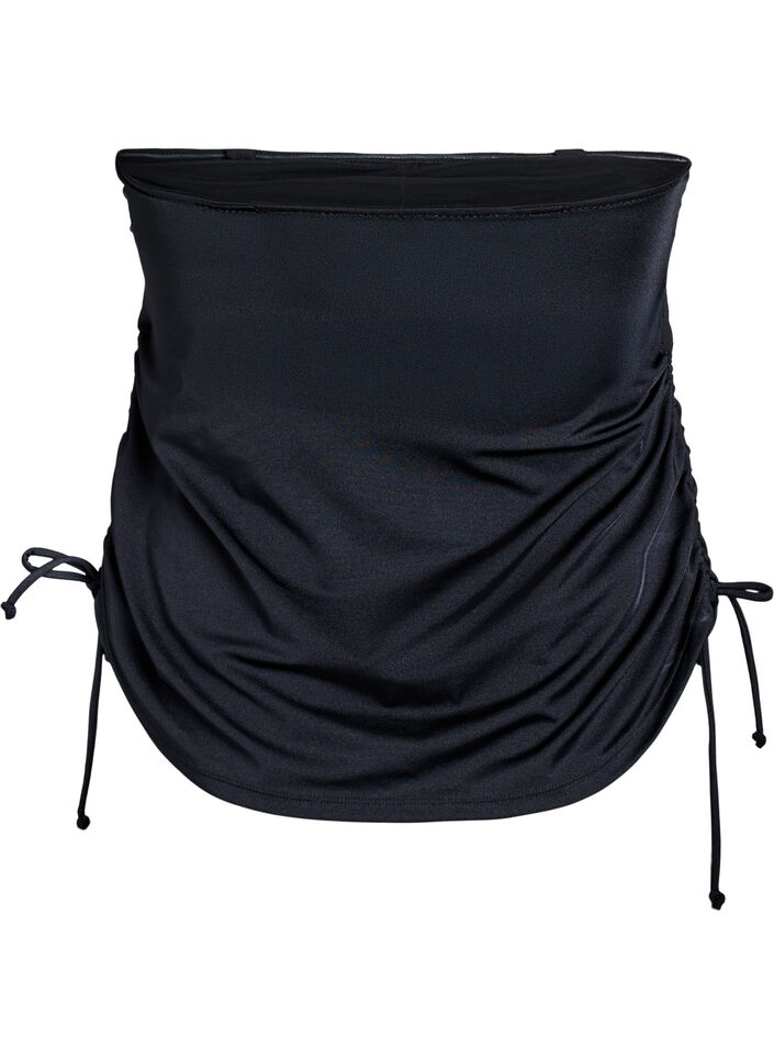Tankini med avtagbare skåler og justerbare sider, Svart, Packshot image number 2