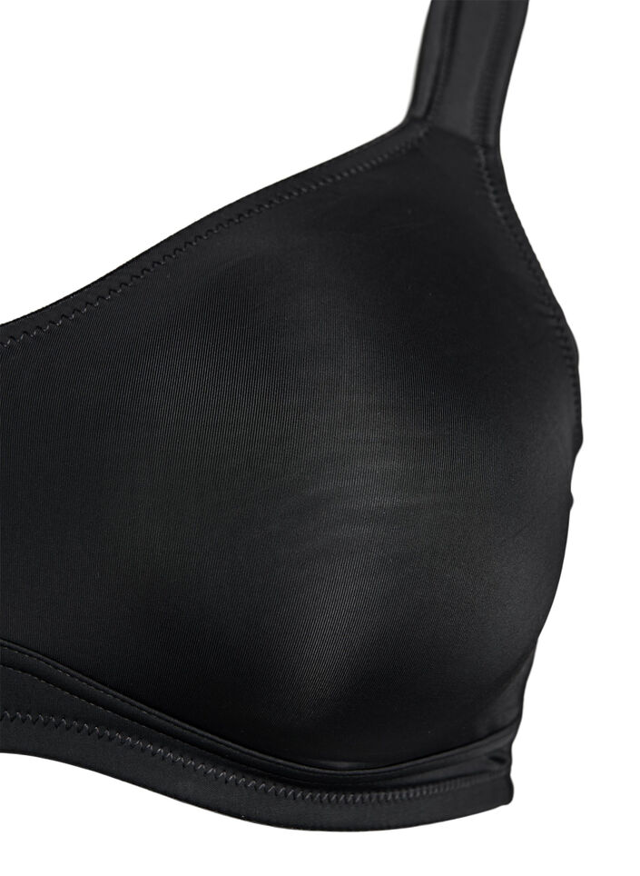 Komfort-BH med polstrede stropper, Svart, Packshot image number 2