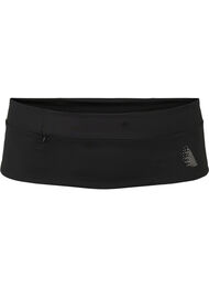 Løpebelte med refleks og lommer, Black