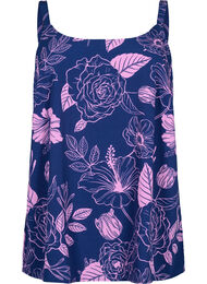 FLASH - Topp med mønster, Medieval Blue Flower