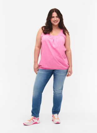 Bomullstopp med blondekant, Rosebloom, Model image number 2