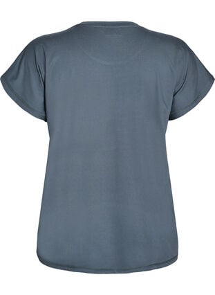 Zizzi Ensfarget trenings-T-skjorte, Urban Chic, Packshot image number 1