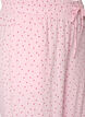 Pyjamabukse i &oslash;kologisk bomull med hullbroderi, Rosa, Packshot image number 2
