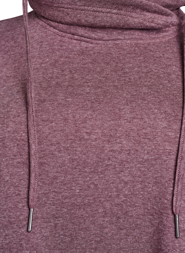 FLASH - Kort genserkjole med høy hals og lommer, Rød, Packshot image number 2