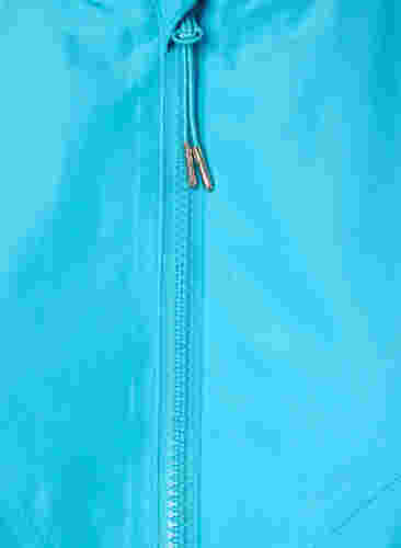 Kort jakke med hette og justerbar bunn, River Blue, Packshot image number 2