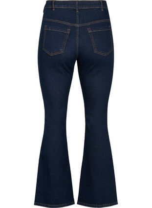 Ellen bootcut jeans med høyt liv, Raw Unwash, Packshot image number 1