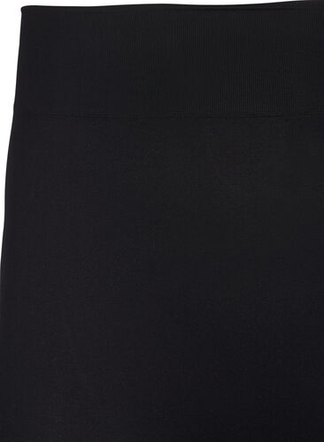 Sømløs sykkelshorts, Black, Packshot image number 2