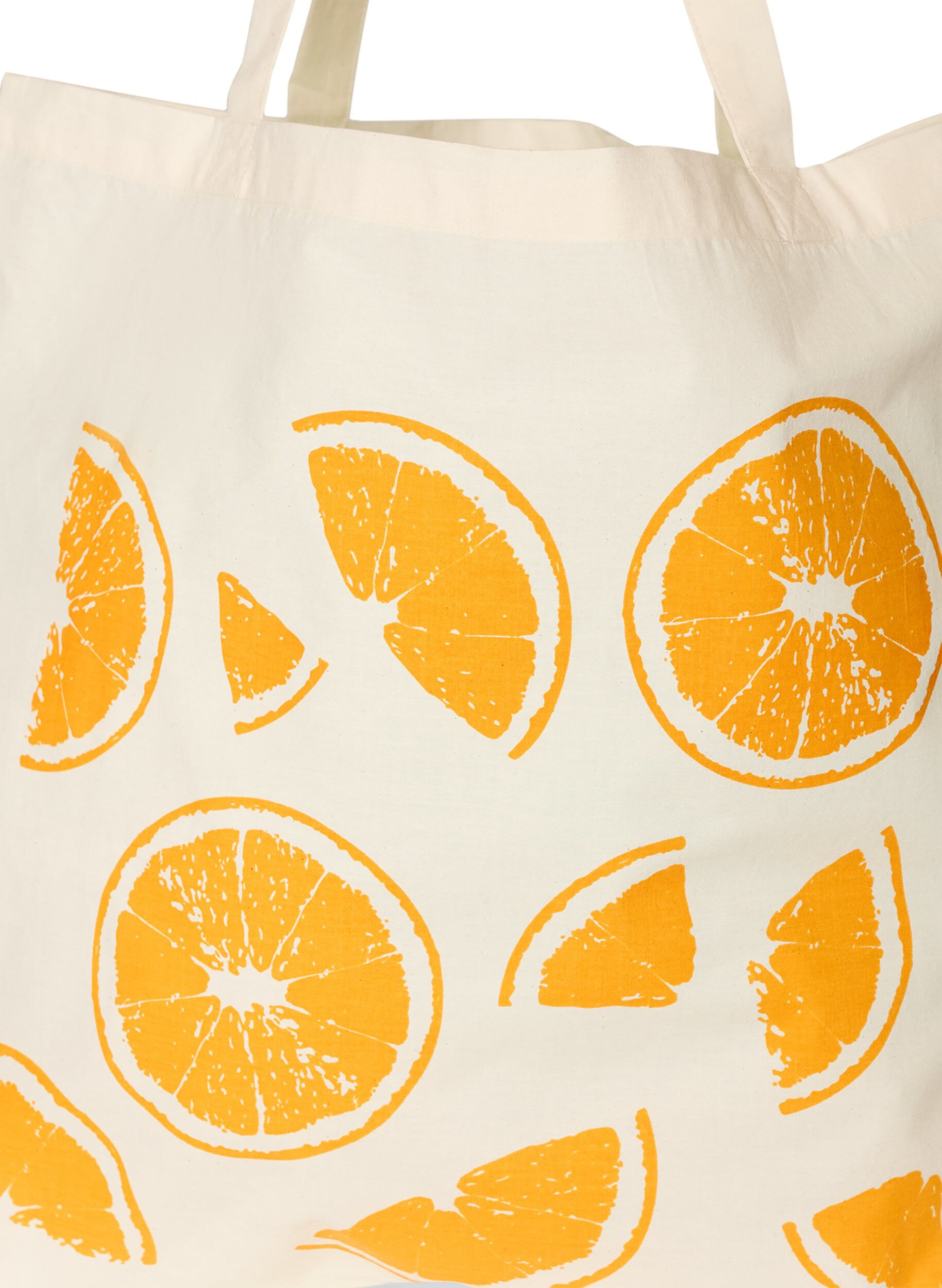 ZizziTote bag med trykk, Orange, Packshot image number 2