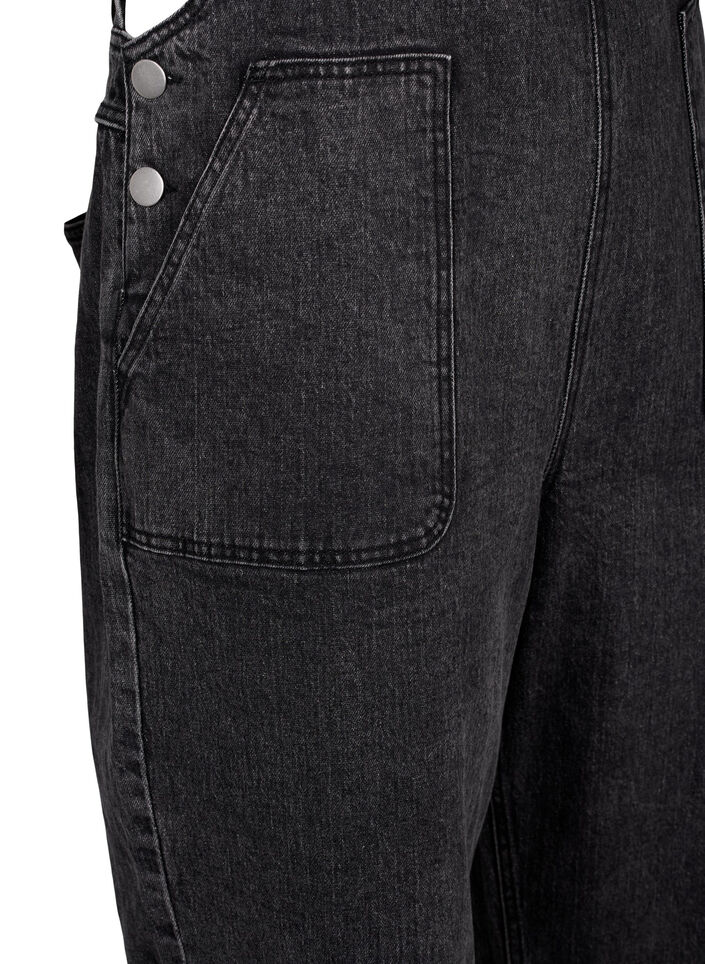 Denimoveraller, Dark Grey Denim, Packshot image number 3
