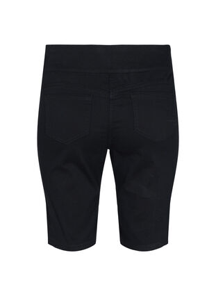 Tettsittende shorts med baklommer, Black, Packshot image number 1