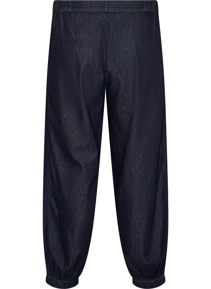 H&oslash;y midje ballongjeans, Bl&aring;, Packshot image number 1
