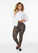 2-pack lange leggings med regular midje, Svart, Model image number 1