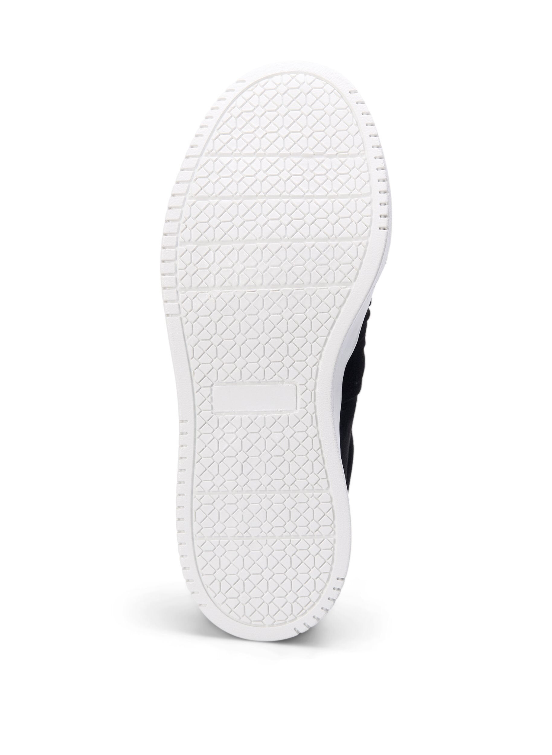 Zizzi Slip-on med vid passform og knutedetaljer, Svart, Packshot image number 4