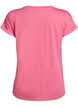 Kortermet T-skjorte i bomullsblanding, Rosa, Packshot image number 1