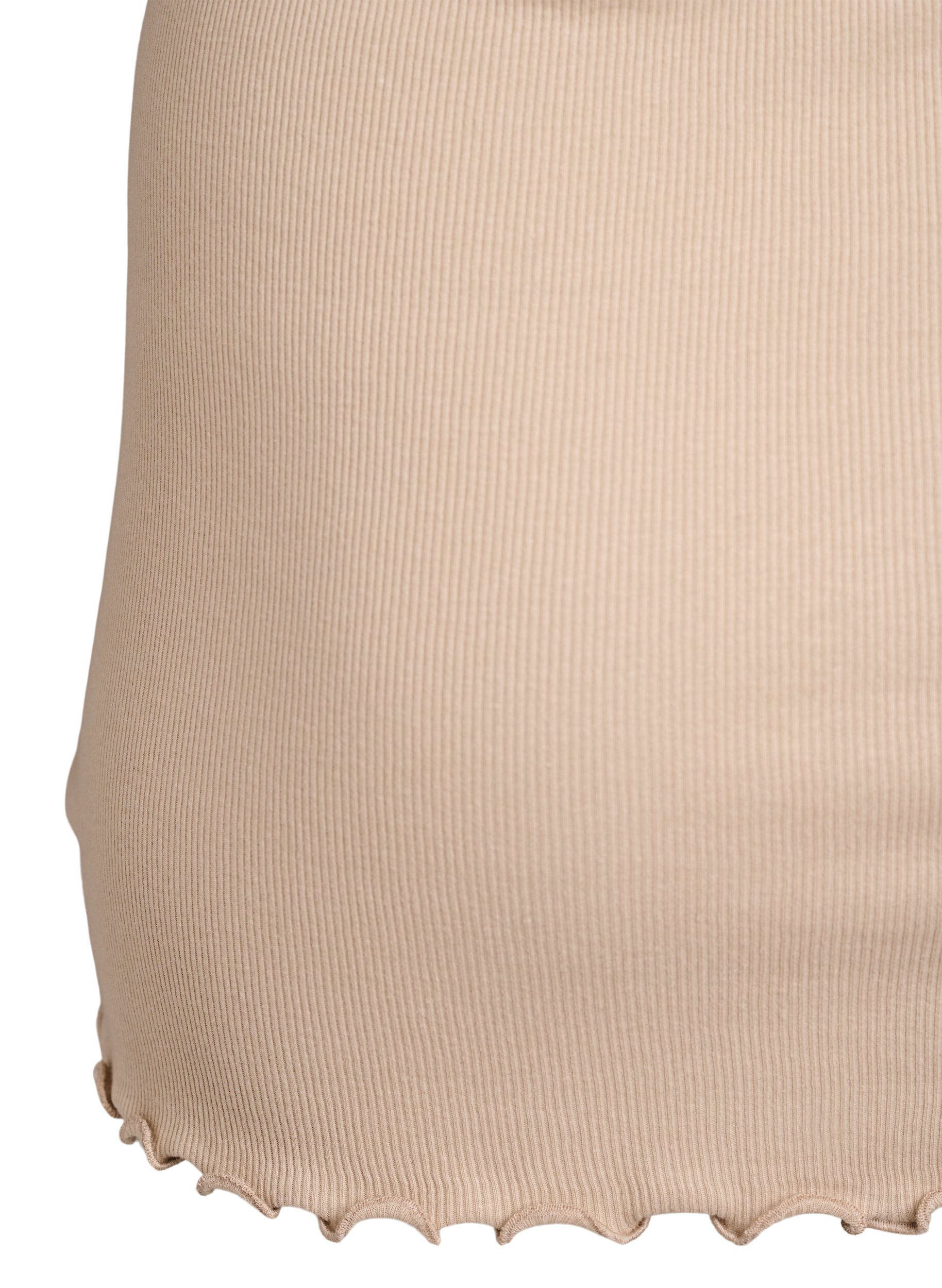 ZizziTopp med blondekant, Beige, Packshot image number 3