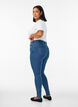 Amy jeans med h&oslash;y midje og ekstra smal passform, Bl&aring;, Model image number 1