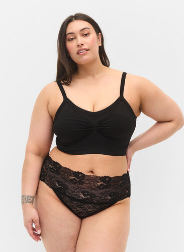 2-pk g-streng truse, Black, Model image number 0