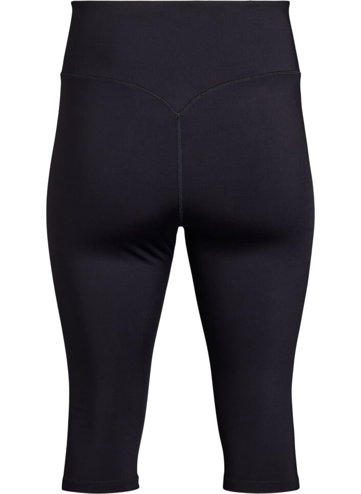 CORE, Squatsikre 3/4 treningsleggings med lomme, Black, Packshot