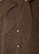 Cardigan med sl&oslash;yfeb&aring;nd og knapper, Brun, Packshot image number 2