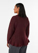 A-line strikkebluse, R&oslash;d, Model image number 2