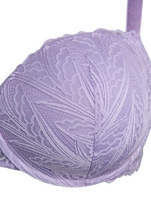 Zizzi Formstøpt blonde-BH med bøyle, Purple Rose, Packshot image number 2