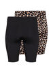 Sykkelshorts 2 stk., Svart, Packshot image number 1