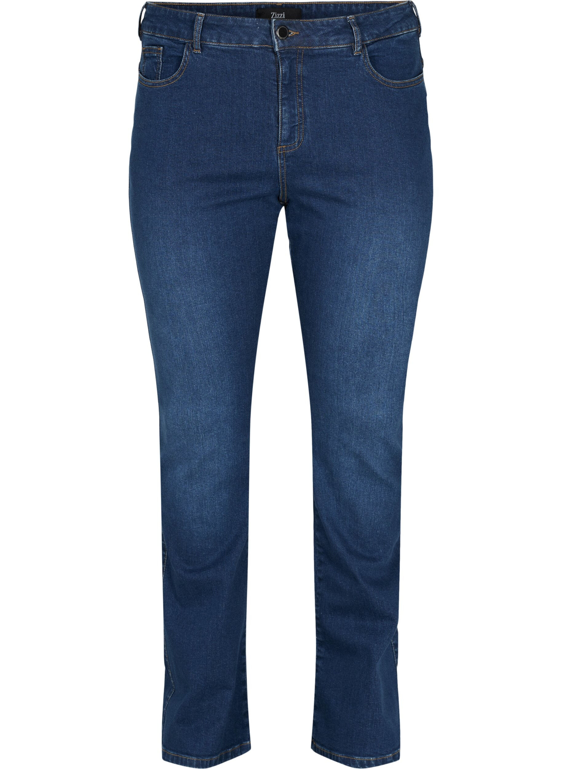 Ellen bootcut jeans med h&oslash;y midje