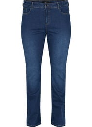 Ellen bootcut jeans med h&oslash;y midje, Bl&aring;