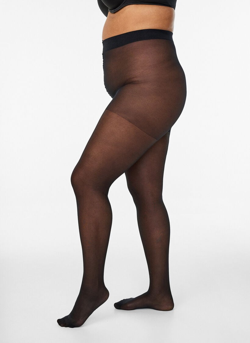 Tights i 40 denier med lett kompresjon, Svart, Model image number 0