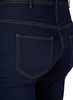 Zizzi Super slim Amy jeans med høyt liv, Blå, Packshot image number 3