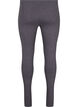 Grå melert leggings, Dark Grey Melange, Packshot image number 1