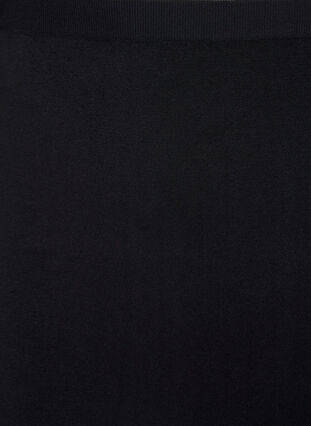 Sømløs shorts med normal høyde i livet, Black, Packshot image number 2