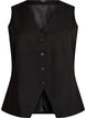 Vest med knappelukking, Svart, Packshot image number 0