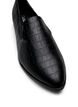 Wide fit - Loafers med glitter, Svart, Packshot image number 3