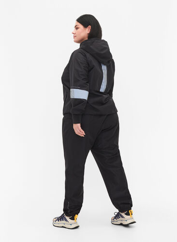 Regnbukser med refleks, Black w. Reflex, Model image number 1