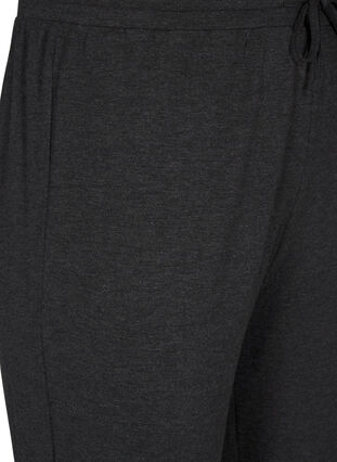 Zizzi Jerseybukse med høy midje, Dark Grey Melange, Packshot image number 2